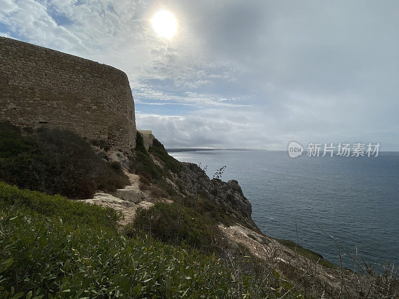 葡萄牙-阿尔加维-海岸从萨格雷斯到<s:1>奥维森特角